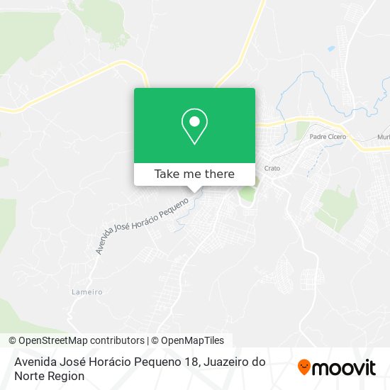 Mapa Avenida José Horácio Pequeno 18