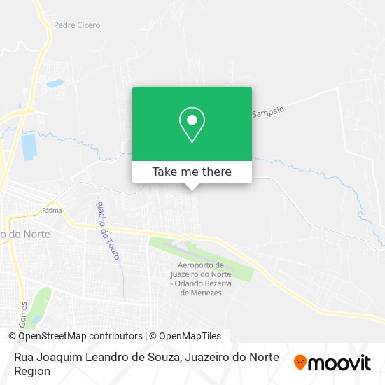 Mapa Rua Joaquim Leandro de Souza