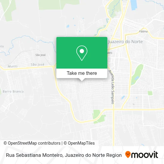 Rua Sebastiana Monteiro map