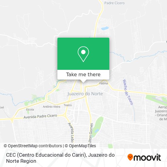 Mapa CEC (Centro Educacional do Cariri)