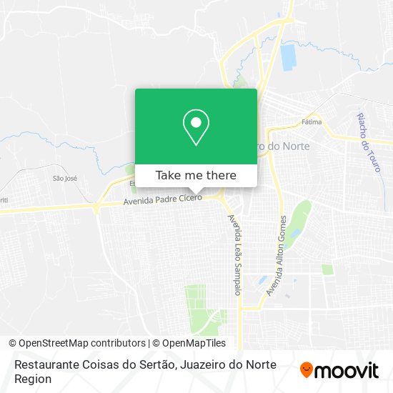Restaurante Coisas do Sertão map