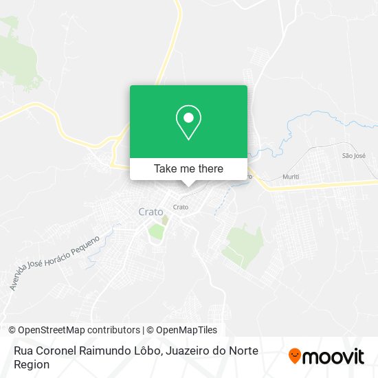 Mapa Rua Coronel Raimundo Lôbo
