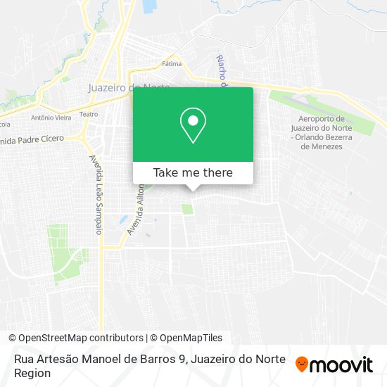 Mapa Rua Artesão Manoel de Barros 9