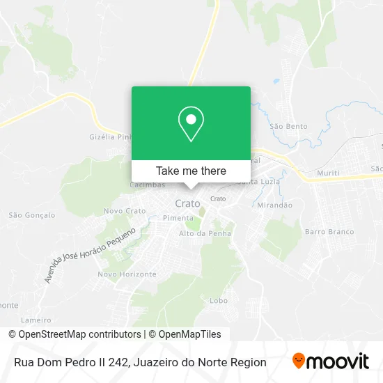 Rua Dom Pedro II 242 map