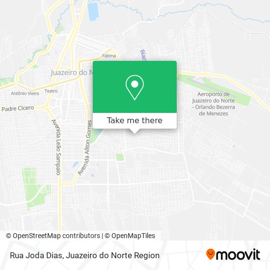 Mapa Rua Joda Dias