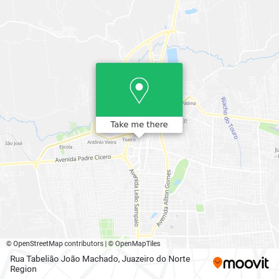 Mapa Rua Tabelião João Machado