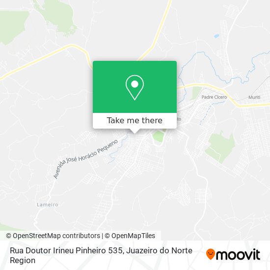 Rua Doutor Irineu Pinheiro 535 map