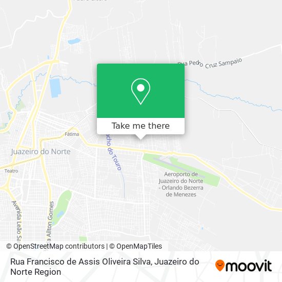 Mapa Rua Francisco de Assis Oliveira Silva