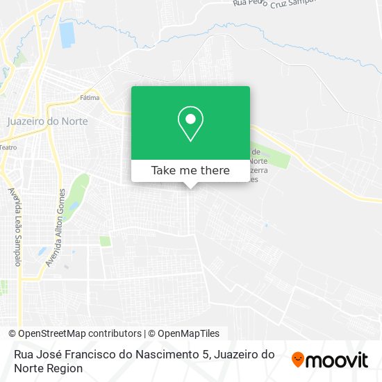 Rua José Francisco do Nascimento 5 map