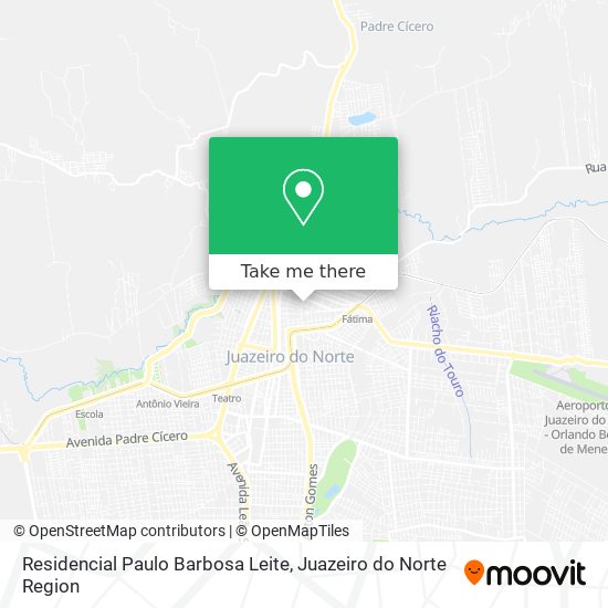 Mapa Residencial Paulo Barbosa Leite