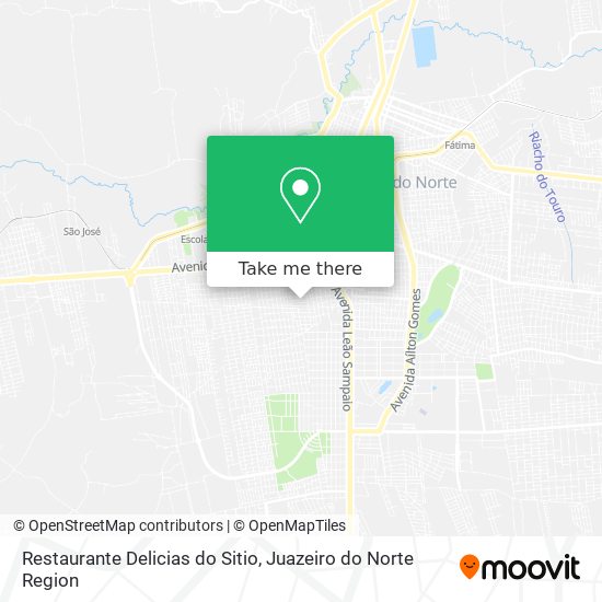 Restaurante Delicias do Sitio map