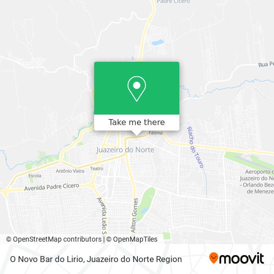 O Novo Bar do Lirio map
