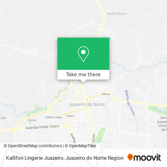 Kallifon Lingerie Juazeiro map