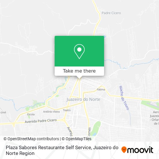 Mapa Plaza Sabores Restaurante Self Service
