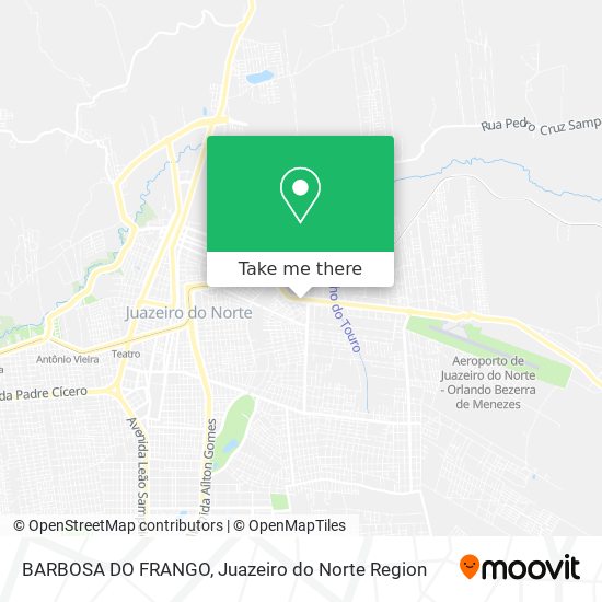 Mapa BARBOSA DO FRANGO