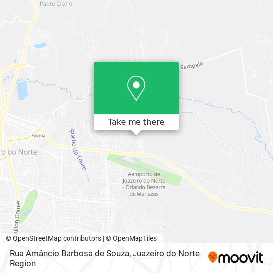 Rua Amâncio Barbosa de Souza map