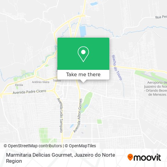 Mapa Marmitaria Delícias Gourmet
