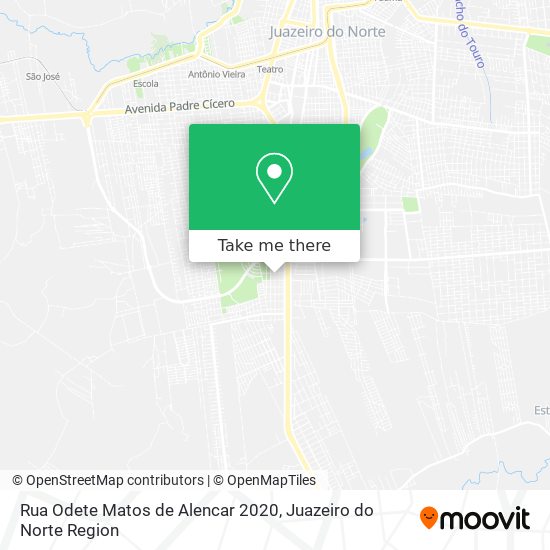 Rua Odete Matos de Alencar 2020 map