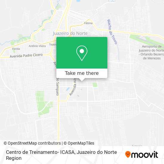 Mapa Centro de Treinamento- ICASA