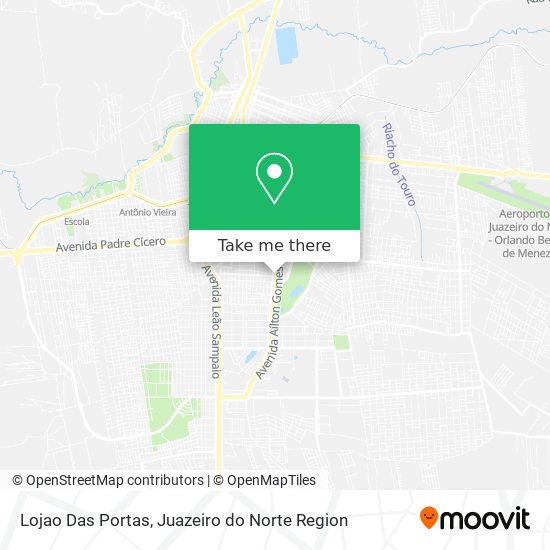 Lojao Das Portas map