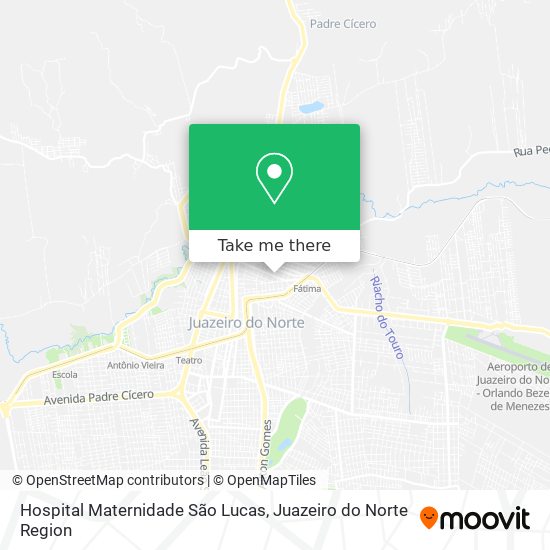 Mapa Hospital Maternidade São Lucas