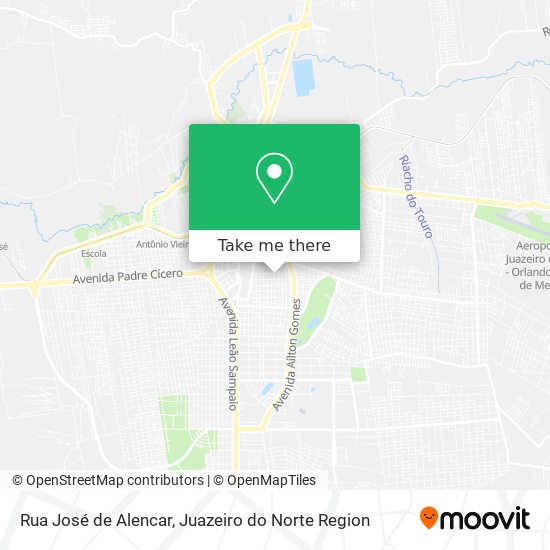 Mapa Rua José de Alencar