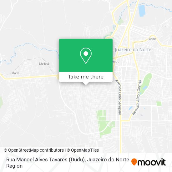 Rua Manoel Alves Tavares (Dudu) map