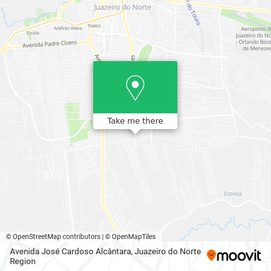 Mapa Avenida José Cardoso Alcântara