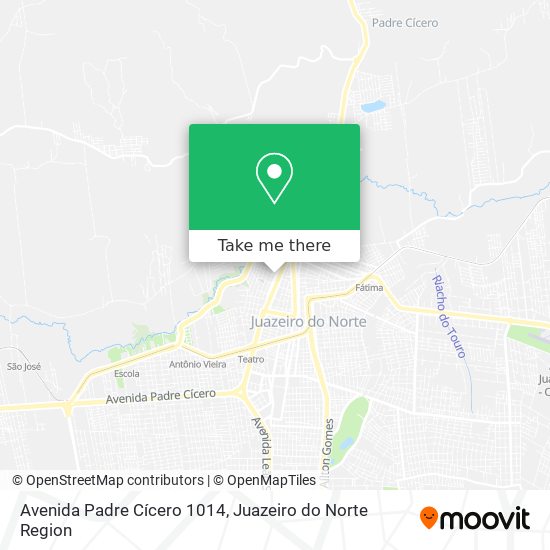 Mapa Avenida Padre Cícero 1014