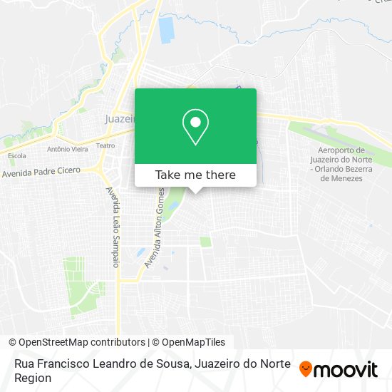 Rua Francisco Leandro de Sousa map