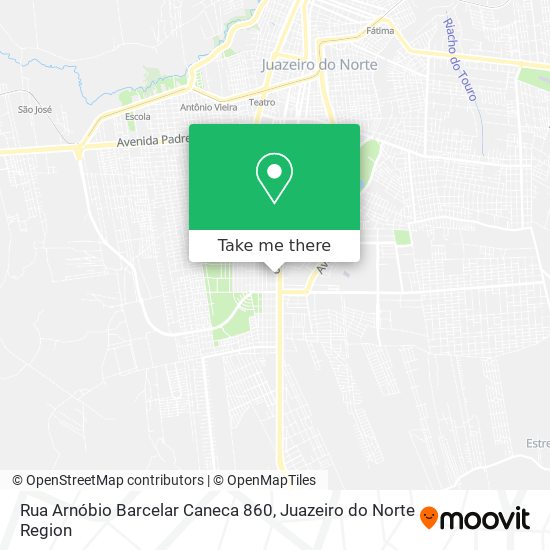 Rua Arnóbio Barcelar Caneca 860 map
