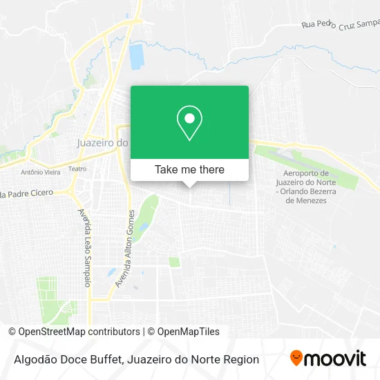 Algodão Doce Buffet map