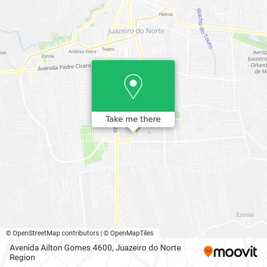 Mapa Avenida Ailton Gomes 4600