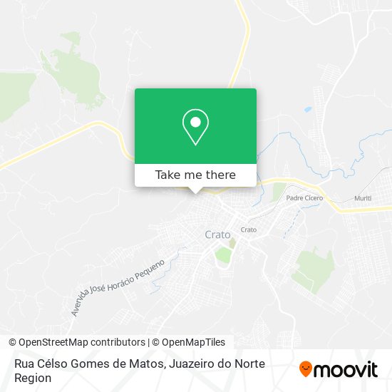 Rua Célso Gomes de Matos map
