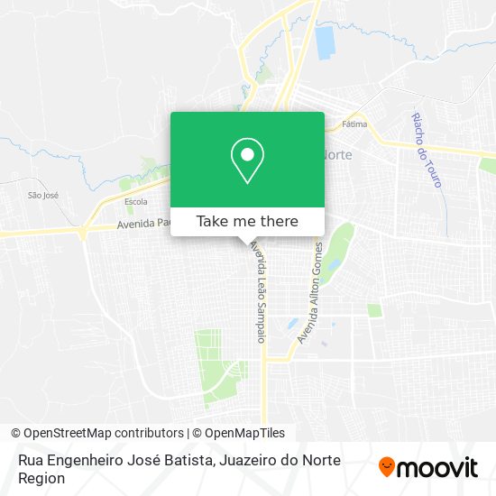Mapa Rua Engenheiro José Batista
