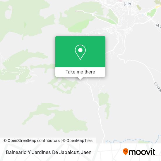 Balneario Y Jardines De Jabalcuz map