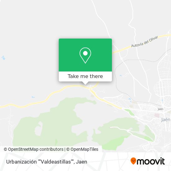 Urbanización ""Valdeastillas"" map