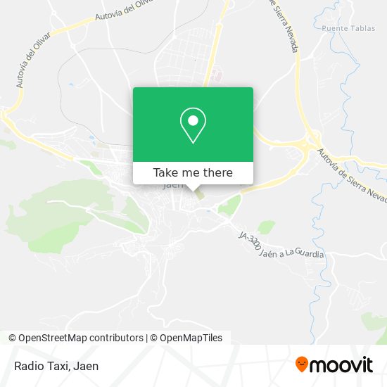 mapa Radio Taxi