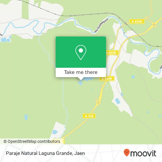 Paraje Natural Laguna Grande map