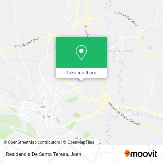 Residencia De Santa Teresa map