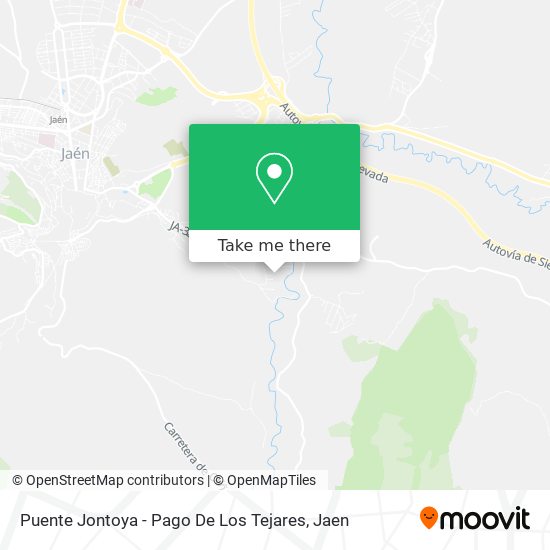 Puente Jontoya - Pago De Los Tejares map