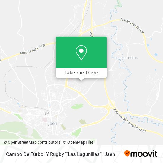 Campo De Fútbol Y Rugby ""Las Lagunillas"" map