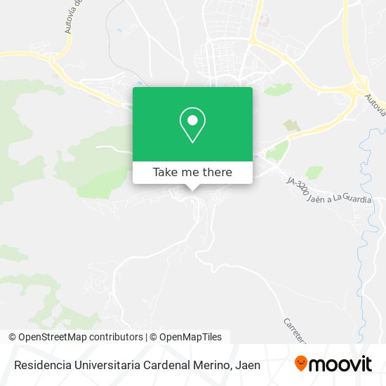 Residencia Universitaria Cardenal Merino map