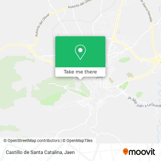 mapa Castillo de Santa Catalina