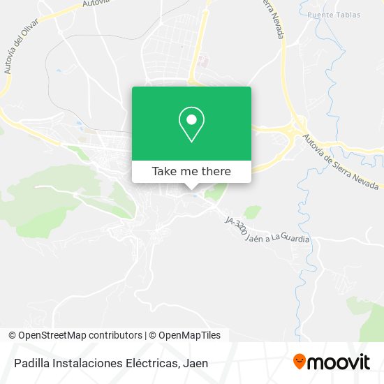 Padilla Instalaciones Eléctricas map