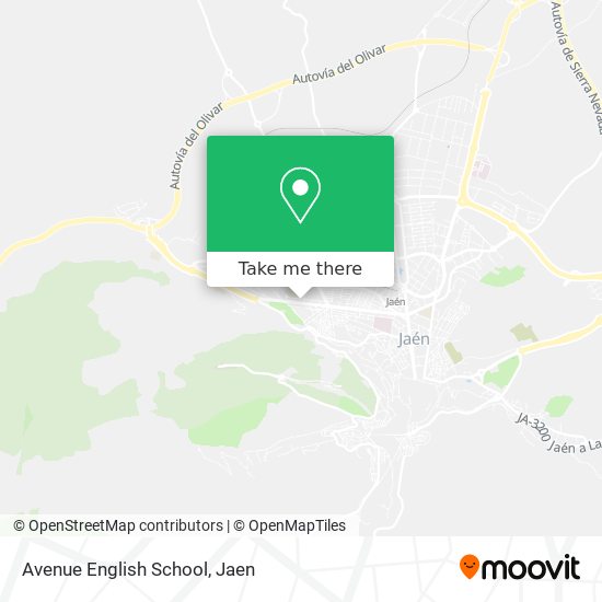 mapa Avenue English School