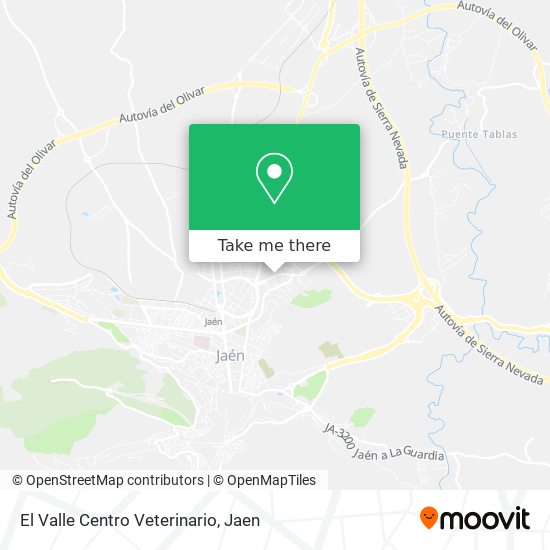 El Valle Centro Veterinario map