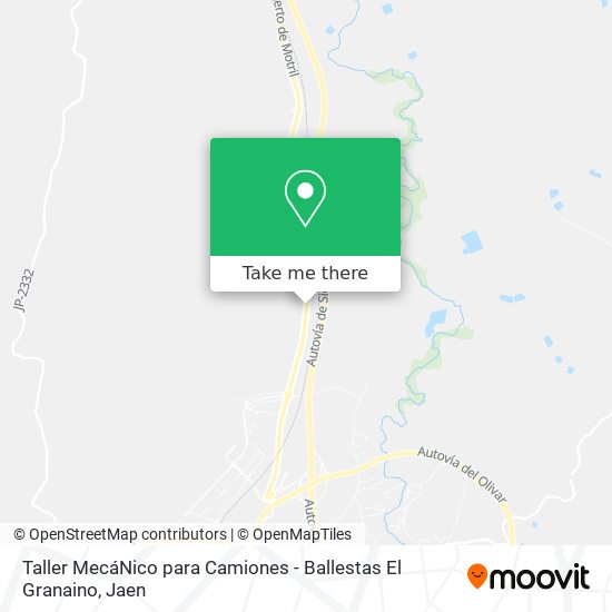mapa Taller MecáNico para Camiones - Ballestas El Granaino