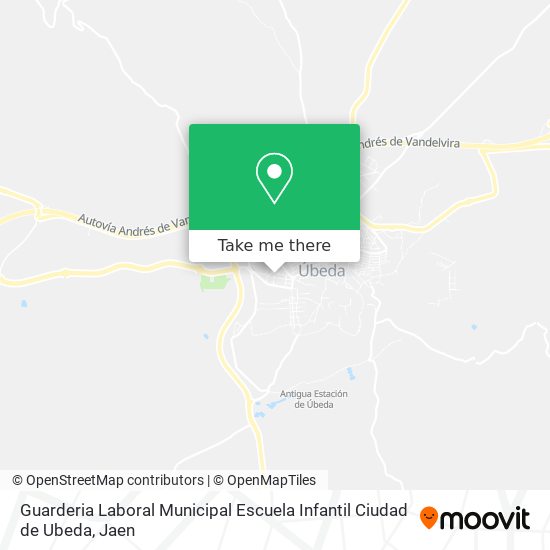 mapa Guarderia Laboral Municipal Escuela Infantil Ciudad de Ubeda