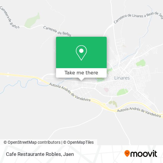 Cafe Restaurante Robles map